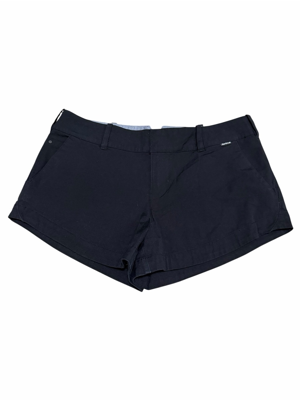 Hurley Women's/Juniors Black Lowrider Chino Shorts | Size 7‎